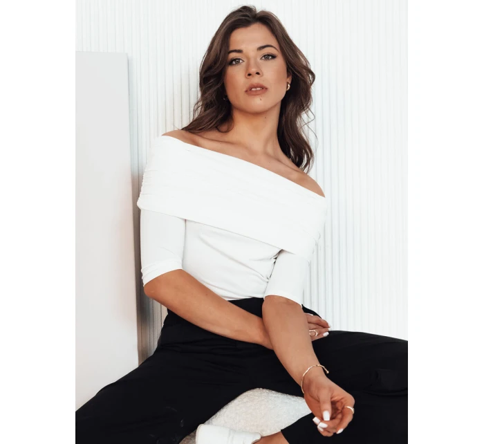 Dámská halenka POLL ecru Dstreet RY2514 Dámská halenka POLL ecru Dstreet RY2514