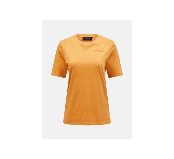 Koszulka Peak Performance W Original Small Logo Tee pomarańczowy
