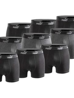 Puma pánske boxerky 9-Pack čierna šedá pohodlná bavlna