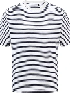 PR 020 Těžké unisex oversize tričko navy/white stripe model 22461932 - Premier