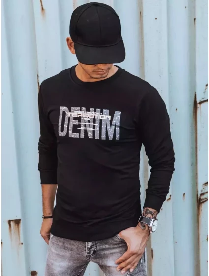 Pánská mikina s potiskem černá Dstreet model 21966058 - FashionStreet