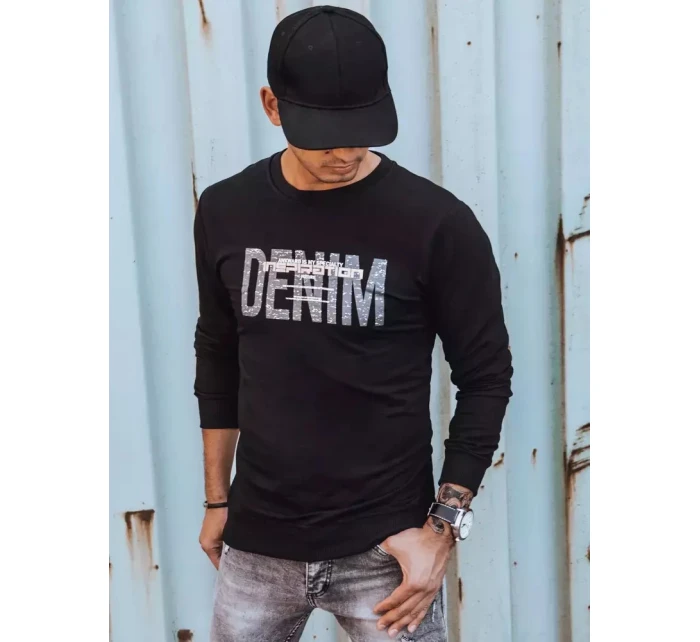 Pánská mikina s potiskem černá Dstreet model 21966058 - FashionStreet