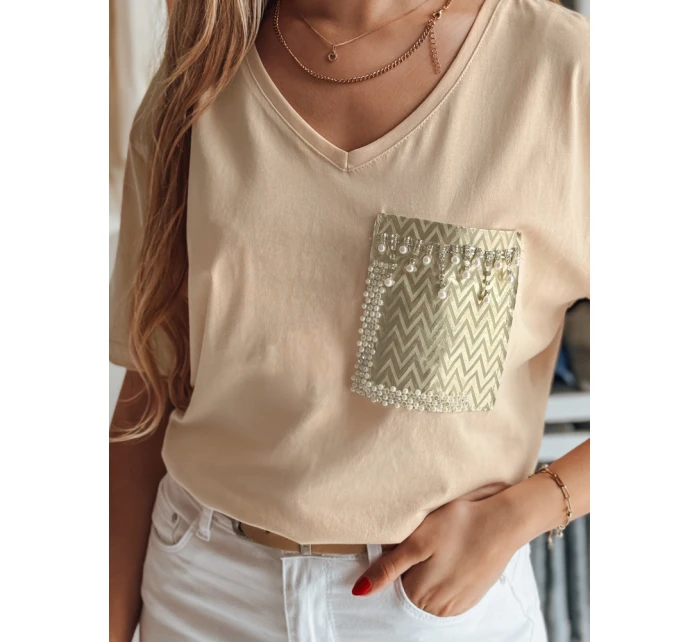 Dámské tričko peach Dstreet model 21976602 - FashionStreet