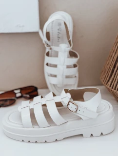 dámské sandály bílé model 21990104 - Dstreet