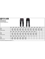 Waistpants Stretch Pánské kontrastní strečové pracovní kalhoty grey model 22462446 - ProJob Waistpants Stretch Pánské kontrastní strečové pracovní kalhoty grey model 22462446 - ProJob