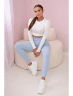 Pruhované legíny modrý Pruhované legíny modrý