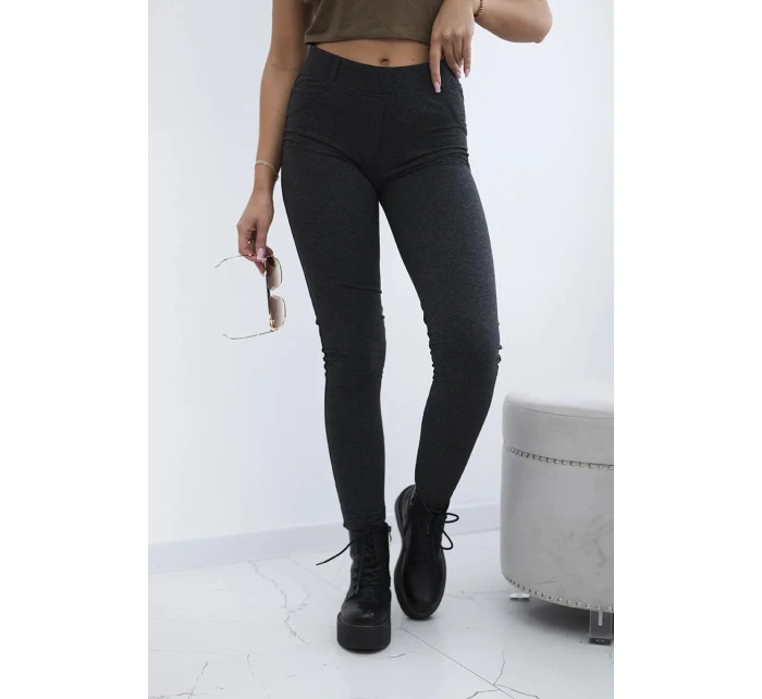 Bavlnené nohavice so zadnými vreckami graphite Bavlnené nohavice so zadnými vreckami graphite