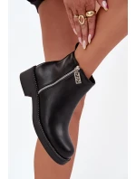 Zateplené Nízké Boty Dámské S Černé model 21706768 - Boto Zateplené Nízké Boty Dámské S Černé model 21706768 - Boto