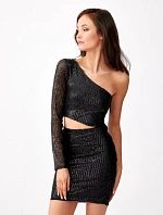 Večerné šaty SUK0404 čierne - Roco Fashion