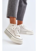 Dámské tenisky na platformě bílé model 21652300 - Boto