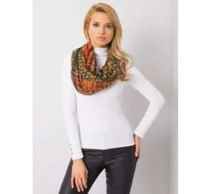 Dámska šatka AT CH F106016 tmavo oranžová