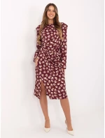 Sukienka IT SK model 21409536 bordowy - FPrice