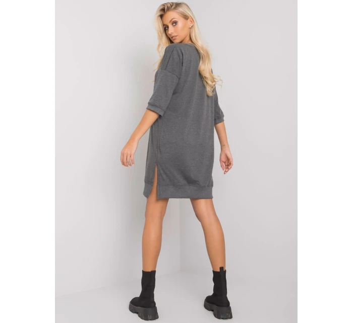 Šaty RV SK 6273.47P tmavo šedá