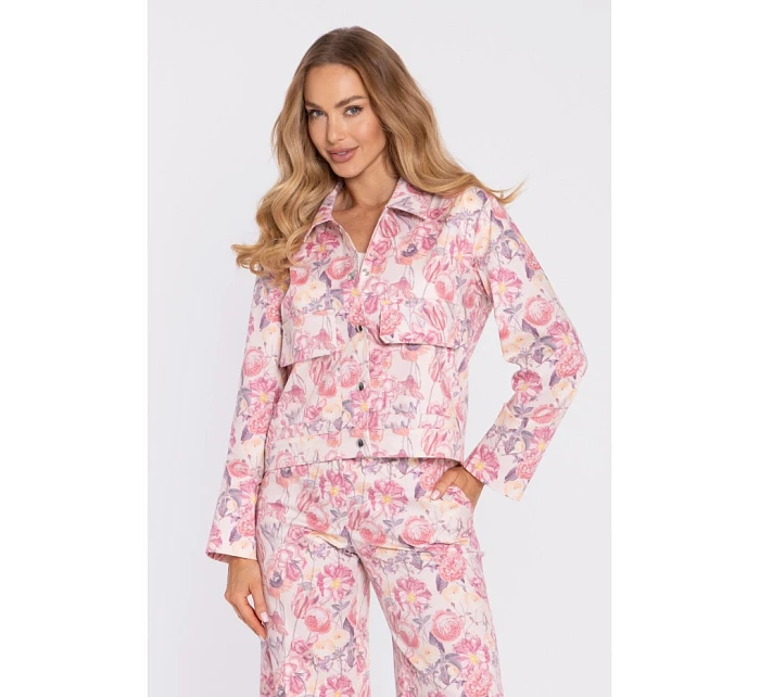 model 22040645 Bunda s knoflíky a klopami model 2 - Moe model 22040645 Bunda s knoflíky a klopami model 2 - Moe