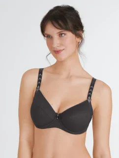 Felina 283 Elementary 0205283, Bügel-BH 205283 721 obsidiánovo sivá