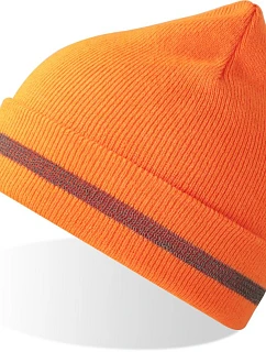 Bezpečnostní pletená čepice orange fluo model 22542248 - Atlantis Headwear