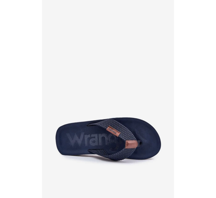Klapki Japonki Męskie WRANGLER ZANE FLIPFLOP MEN LOW 20251044.24H Granatowe