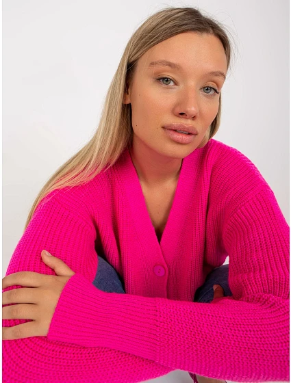 Dámský svetr LC SW model 17650130 fluo růžový - FPrice