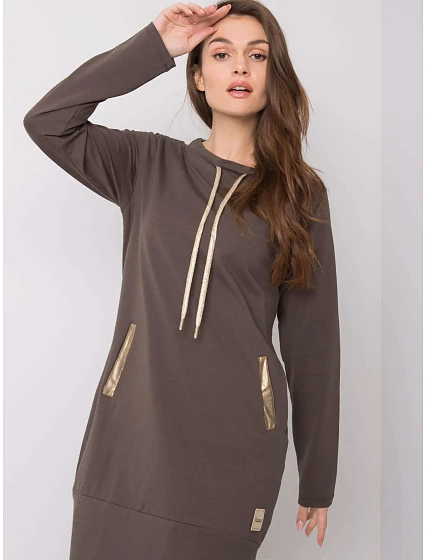 Sukienka RV SK model 18650585 ciemny khaki - FPrice