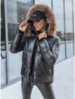Dámská prošívaná zimní bunda černá Dstreet model 21971477 - FashionStreet