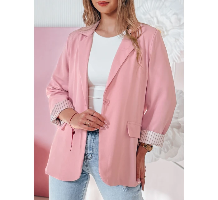 Dámska nadrozmerná bunda RESIDAL pink FashionStreet PY0123