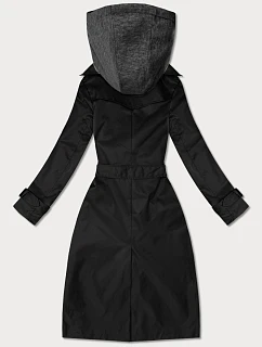 z odpinanym kapturem czarny model 22037958 - HONEY WINTER