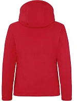 Padded Hooded Softshell Women Dámská zateplená softshellová bunda s kapucí model 22454973 red - Clique