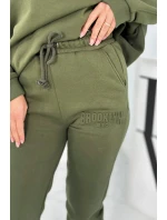 Izolovaná bavlnená súprava, mikina + nohavicami Brooklyn khaki Izolovaná bavlnená súprava, mikina + nohavicami Brooklyn khaki
