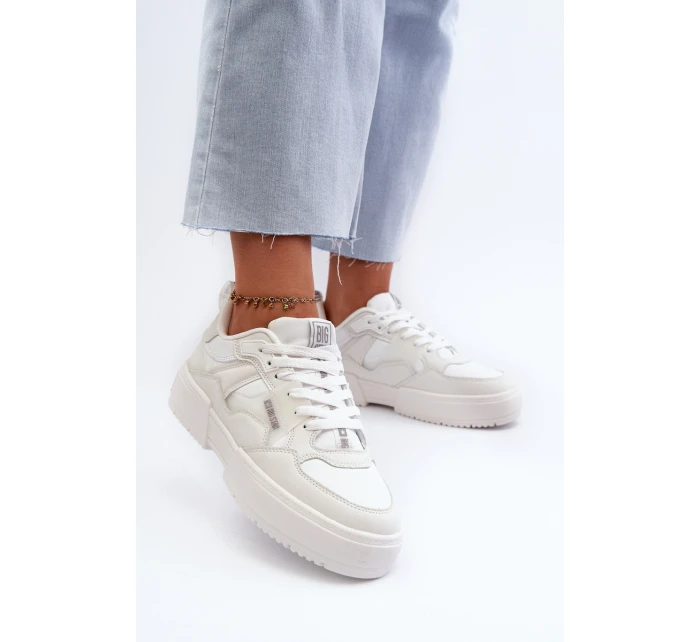 Sneakersy Damskie Big Star NN274357 Memory Foam System Białe