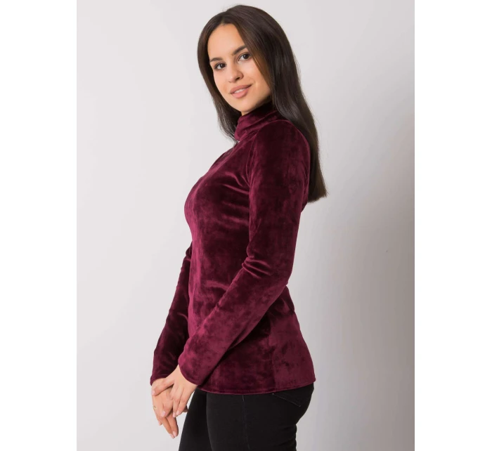 Blúzka LK BZ 508410.07P gaštanová