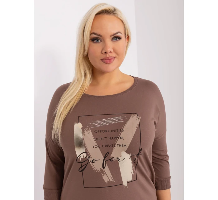 Blúzka RV BZ 8981.31P hnedá