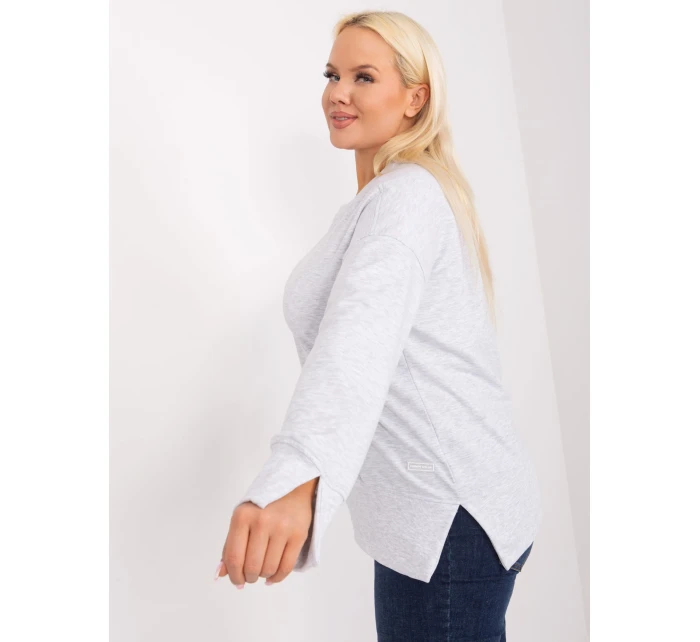 Blúzka RV BZ 9198.10x svetlo šedá
