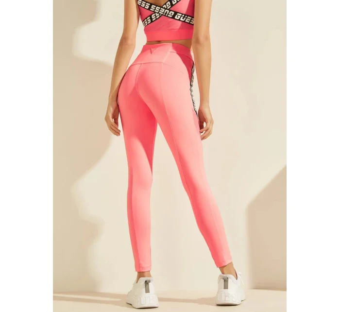 Dámske športové legíny O1GA54MC03W - AMPM - Neónovo ružové - Guess