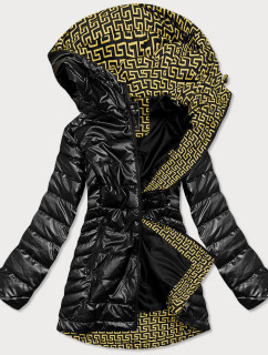 Černá dámská bunda s kapucí model 15904400 - SPEED.A