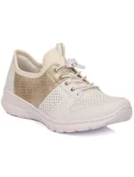 Pohodlná poltopánka Rieker W L3254-80 biela