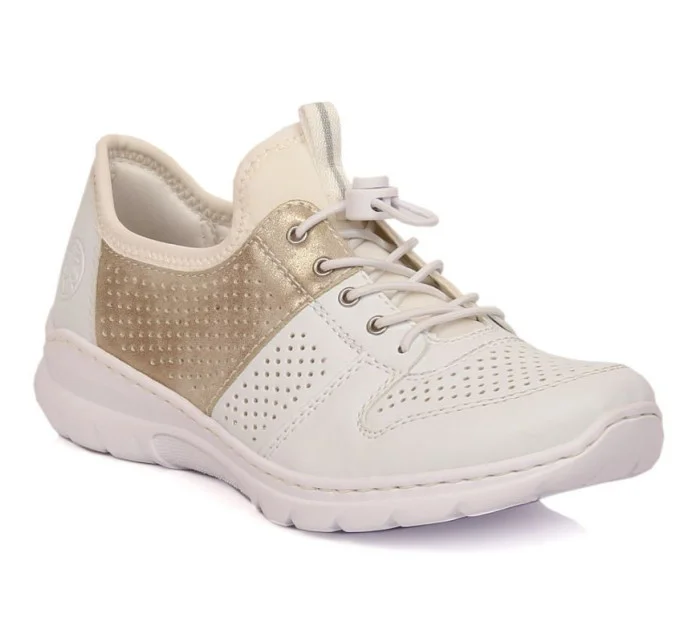 Pohodlná poltopánka Rieker W L3254-80 biela