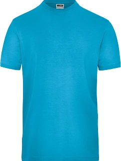 JN Pánské pracovní tričko z bio bavlny Solid 02. turquoise model 22531651 - Daiber