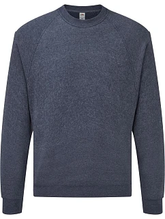 Classic Raglan Sweat mikina vintage heather navy model 22537384 - Fruit of the Loom