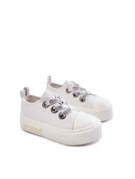 Dětské kožené tenisky BIG STAR model 21594822 Bílé - Big Star Shoes