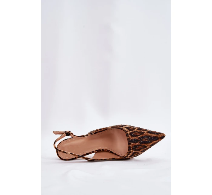 Zdobené Sandály Na  Hnědé model 21696394 - Boto