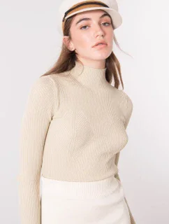 Jumper 15817 svetlo béžový