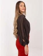 Koszula IT KS model 21782552 ciemny brązowy - FPrice