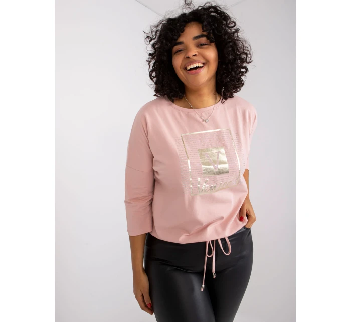 Blúzka RV BZ 7406.22 svetlo ružová