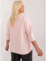 Blúzka RV BZ 9540.23X svetlo ružová