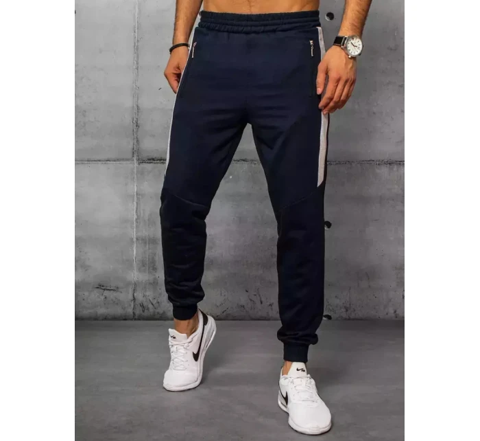 Pánské tmavě modré tepláky Dstreet model 21963186 - FashionStreet