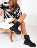 Dámské zateplené boty černé Dstreet model 21993814 - FashionStreet Dámské zateplené boty černé Dstreet model 21993814 - FashionStreet