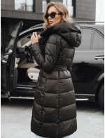 Dámská zimní prošívaná bunda s kapucí černá Dstreet model 21994767 - FashionStreet