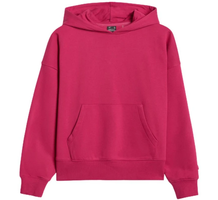 Dámska mikina 4F F1887 tmavoružová 4FWAW25TSWSF1887 53S