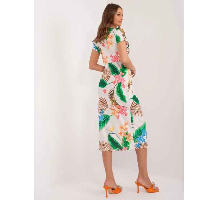 Sukienka DHJ SK  ecru model 20095155 - FPrice