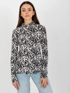 Dámská halenka LK BZ  bílá a černá  model 18027457 - FPrice